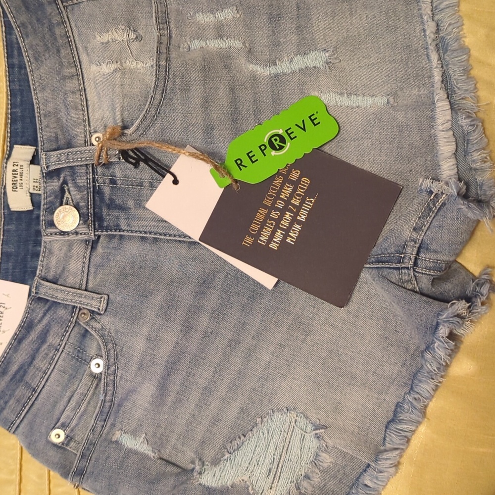 Denim shorts